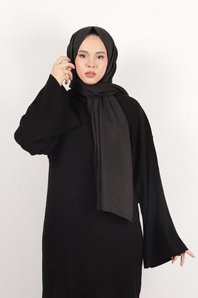 شال مشکی زنانه پنبه ای Pikas - کد 792478593