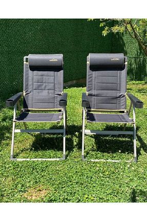 صندلی کمپ مشکی فلزی campout - کد 345066335