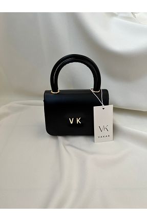 کیف دوشی مشکی زنانه چرم مصنوعی Vakar - کد 847082896