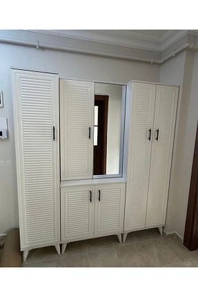 کمد و کمد لباس سفید Kapaklı OnurEvimde - کد 847084343