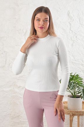 بلوز سفید زنانه ساده CrazyShopping - کد 847153824