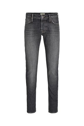 شلوار جین مشکی مردانه پاچه تنگ Jack & Jones - کد 847167236