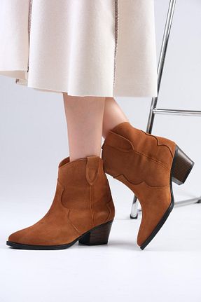 بوت / نیم بوت قهوه ای زنانه جیر Mio Gusto - کد 750579026