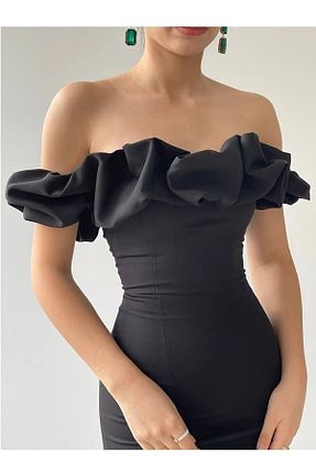 لباس مشکی زنانه بافتنی WOMAN VISION - کد 808318201