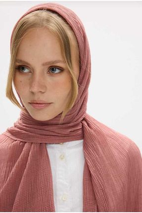 شال صورتی زنانه پنبه ای SOFT AKSESUAR - کد 847233881