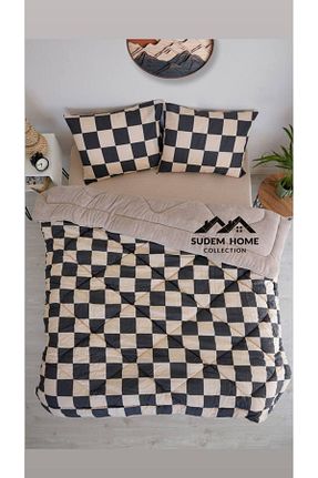 لحاف دونفره بژ 195 x 215 Sudemhome - کد 847233659