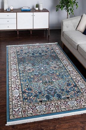 فرش آبی قابل شستشو Angorahome - کد 676876699