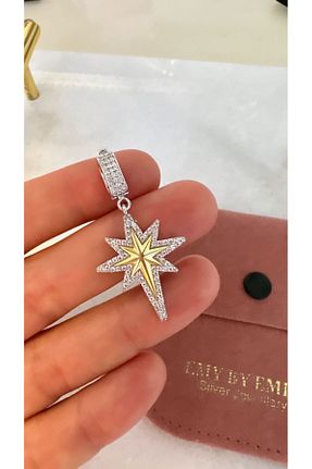 گردنبند نقره زرد زنانه 925 عیار emy by emel luxury silver jewelry - کد 847282698