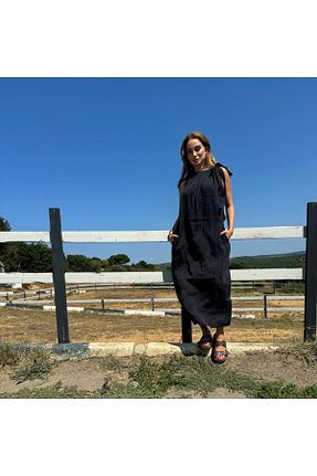 لباس مشکی زنانه بافتنی PANCAARTE - کد 847286768