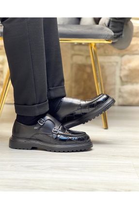 کفش کژوال مشکی مردانه پاشنه کوتاه ( 4 - 1 cm ) پاشنه پر کد 475907738