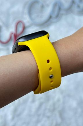 بند ساعت هوشمند زرد Vip Case - کد 383614472