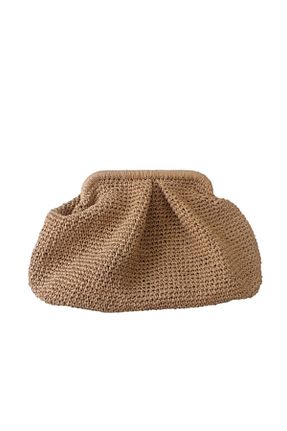 کیف دستی خاکی زنانه سایز متوسط Desingadd - کد 785564908