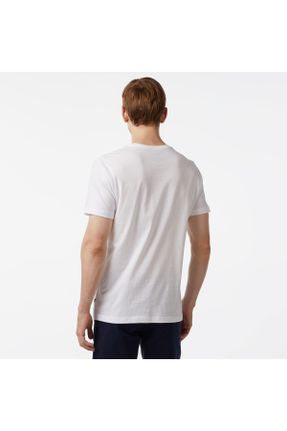 تی شرت سفید مردانه رگولار یقه گرد کد 831183502