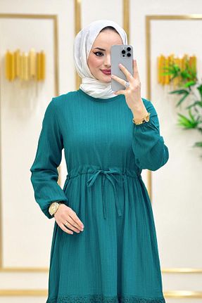 لباس سبز زنانه اورسایز بافتنی کد 818673289