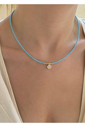 گردنبند جواهر طلائی زنانه منجق takıtarzım - کد 847049618