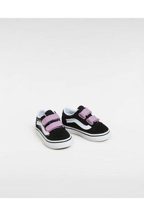 کفش اسنیکر مشکی بچه گانه چسبی Vans - کد 847066025