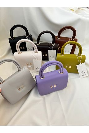 کیف دوشی مشکی زنانه چرم مصنوعی Vakar - کد 847082896