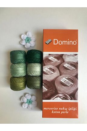 نخ گلدوزی سبز domino - کد 764869042