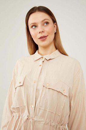 ست بالاتنه و پائین تنه بژ زنانه بافتنی Levidor - کد 824928706