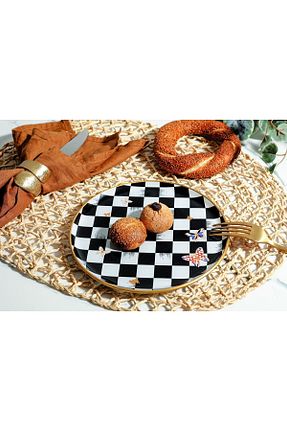 بشقاب مشکی شیشه GÜRCÜGLASS - کد 74181496