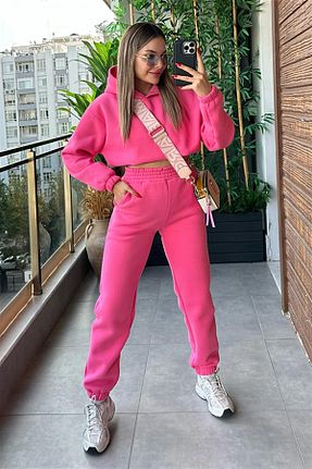 شلوار کرمگن صورتی زنانه رگولار NEWLAKER - کد 827680922
