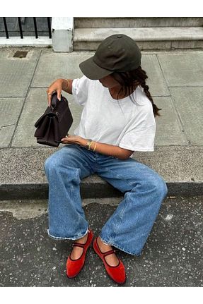 تیشرت سفید زنانه Relaxed Bengi Clothing - کد 847261594