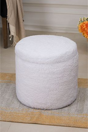 پوف و نیمکت سفید 45 x 45 PUFMANYA - کد 847260841