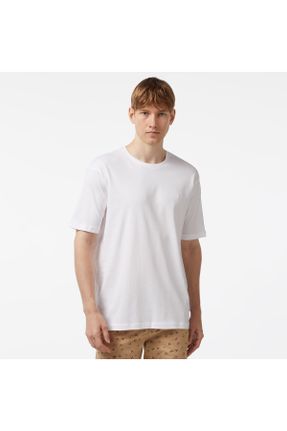 تی شرت سفید مردانه رگولار یقه گرد کد 831147925