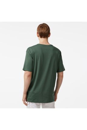 تی شرت سبز مردانه اورسایز یقه گرد کد 835859904