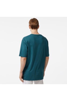 تی شرت سبز مردانه اورسایز یقه گرد کد 835861414
