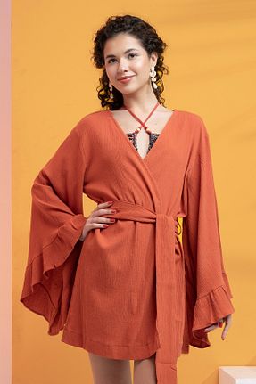 رویه بیکینی نارنجی زنانه ساده XCLSV - کد 836055144