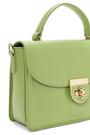 کیف دوشی سبز زنانه چرم مصنوعی کد 840203000