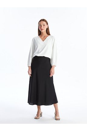 بلوز نباتی زنانه ساده LC Waikiki - کد 844170040