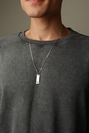 گردنبند نقره مردانه 925 عیار eddiajewellery - کد 553872578