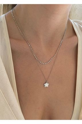 گردنبند جواهر طلائی زنانه برنجی takıtarzım - کد 847050250