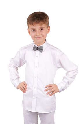 پیراهن سفید بچه گانه رگولار Butik - کد 847056097