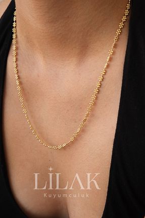 گردنبند طلا زرد زنانه 14 عیار LİLAK KUYUMCULUK - کد 847165245