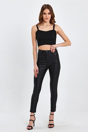 شلوار مشکی زنانه بافتنی CrazyShopping - کد 847129691