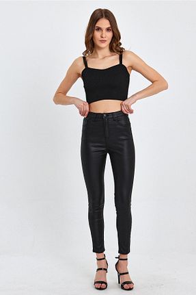 شلوار مشکی زنانه بافتنی CrazyShopping - کد 847129691