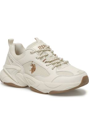 کفش اسنیکر بژ زنانه بند دار U.S. Polo Assn. - کد 847158620