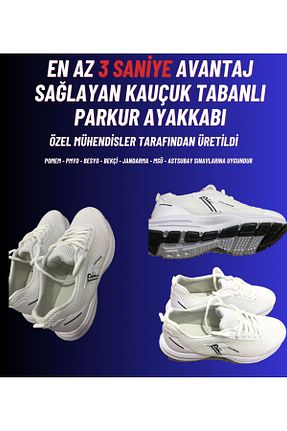 کفش دو و میدانی و تمرینی سفید زنانه Parkur Eğitmenim - کد 789177817