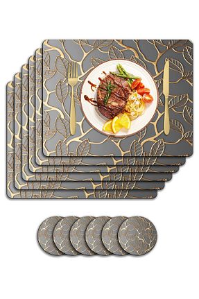 سرویس آمریکائی طوسی مستطیل AsMat Paw - کد 844199668