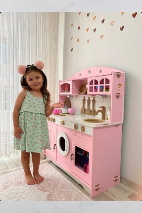 اسباب بازی چوبی صورتی 18 hedefixtoys - کد 847275767
