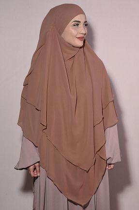 روسری قهوه ای شیفون Genel Markalar - کد 768752993