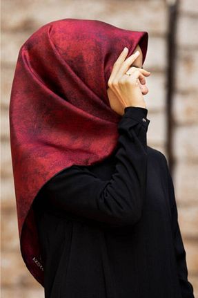روسری زرشکی İpek Tivil Vissona - کد 72507945