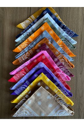 باندانا زرد پنبه ای Gülerbandana by yunus güler - کد 330477305
