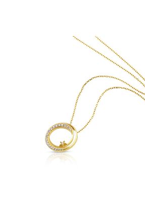 گردنبند نقره سبز زنانه 925 عیار FEB Jewelry - کد 755361932