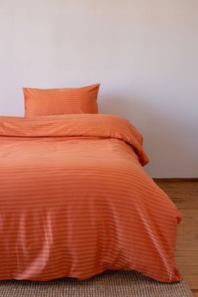 روتختی دونفره نارنجی پنبه ای Tekstil Home - کد 782219320