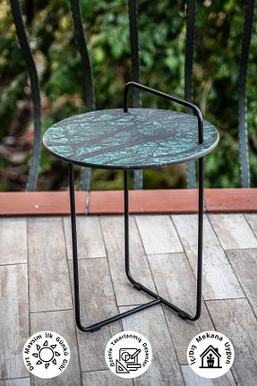 میز عسلی سبز چوب NY Tasarım - کد 828632253