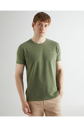 تی شرت سبز مردانه رگولار یقه گرد کد 825452043